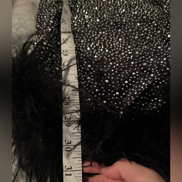 Gem & Feather Party Dress - Picture 5 of 5